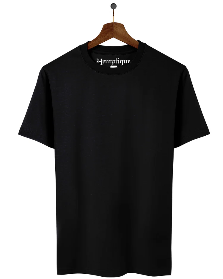 hemptique T shirt black